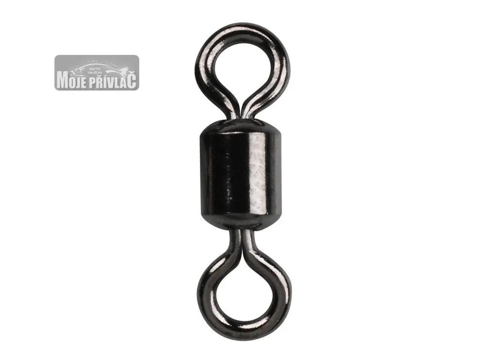 Víkendová Akce Karabinka Gamakatsu-Spro Hyper Swivel - Stainless Black Nickel Vel.6 (8ks)