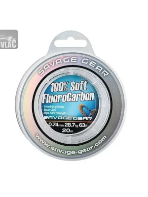 Autentický Savage Gear Soft Fluorocarbon 0,92mm 40,5kg 15m