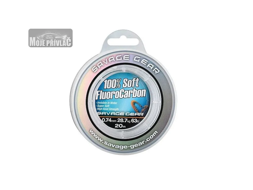 Autentický Savage Gear Soft Fluorocarbon 0,92mm 40,5kg 15m