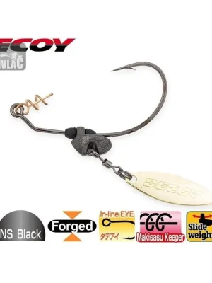 Sleva Háček Decoy Worm 230G Makisasu Blade Golg 3,5g Vel.4/0 (2ks)