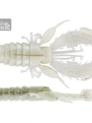 Gumová nástraha Westin CreCraw Creaturebait 10cm Glow White (4ks) Akční Nabídka