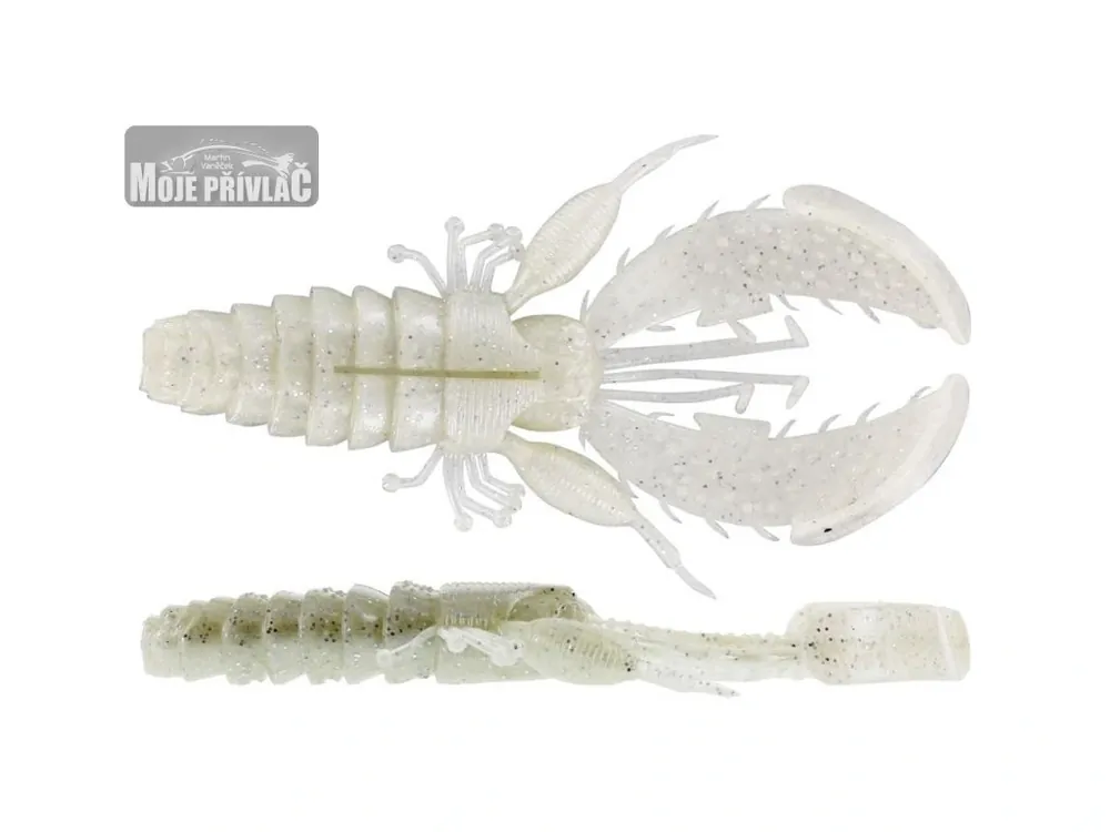 Gumová nástraha Westin CreCraw Creaturebait 10cm Glow White (4ks) Akční Nabídka