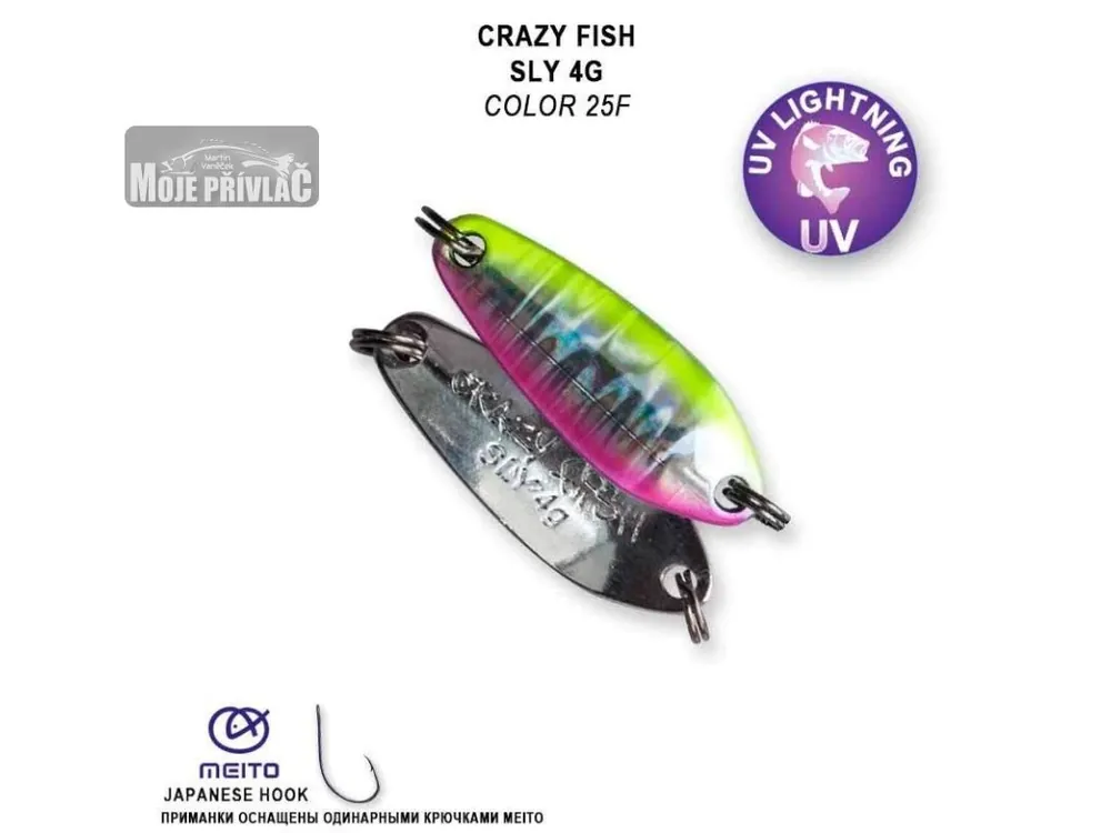 Koupit Online Plandavka Crazy Fish Sly 33mm 4g color 20F