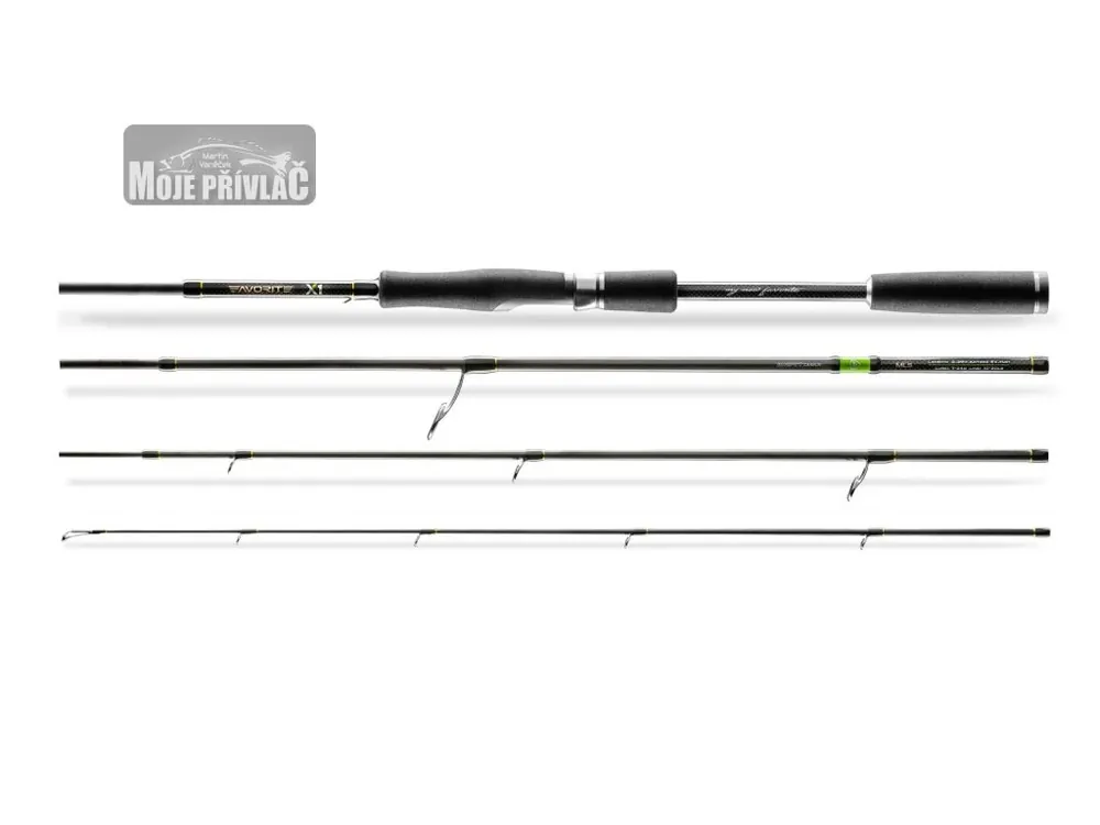 Přívlačový prut Favorite X1 Travel 30-80g Extra Heavy 244cm Nejprodávanější