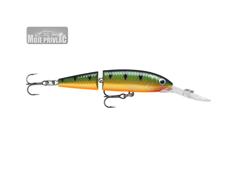 Autentický Wobler Rapala Jointed Deep Husky Jerk 08 P