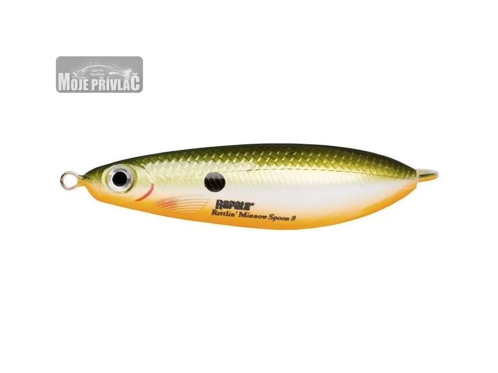 Horká Nabídka Plandavka Rapala Rattlin Minnow Spoon 08 RFSH