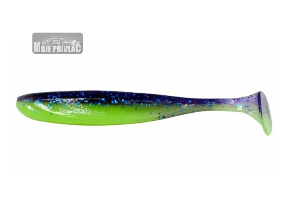 Nejprodávanější Gumová Nástraha Keitech Easy Shiner 6,5'' 16,5cm Violet Lime Belly (3ks)
