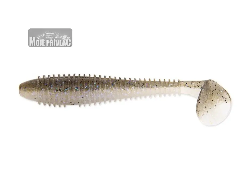 Gumová Nástraha Keitech Swing Impact Fat 4,8" 12cm Electric Shad (5ks) Finální Výprodej