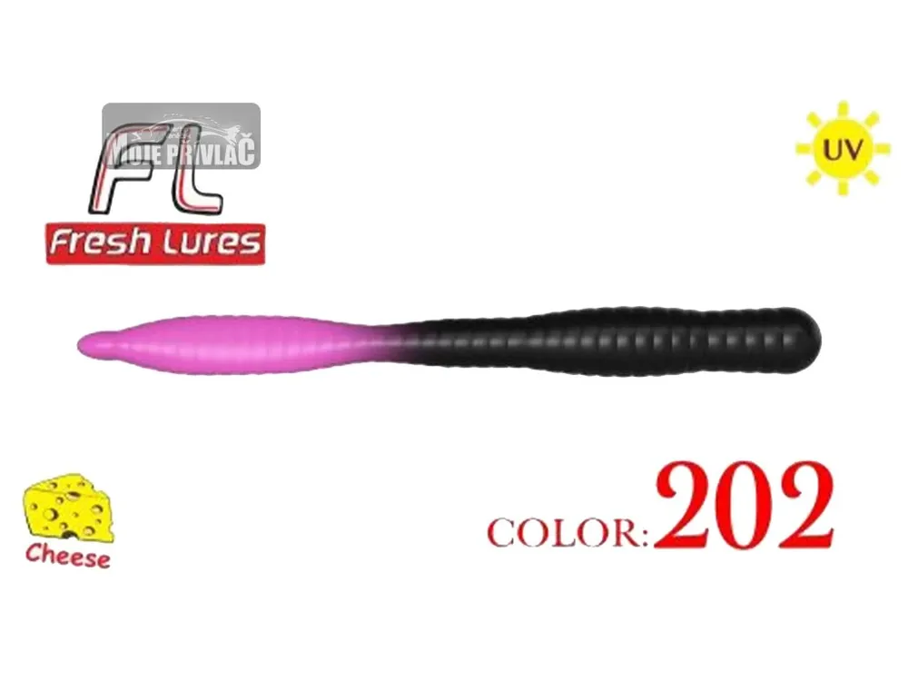 Gumová nástraha Fresh Lures FlatWorm 3.1" #202 UV (7ks) Jen Po Omezenou Doba