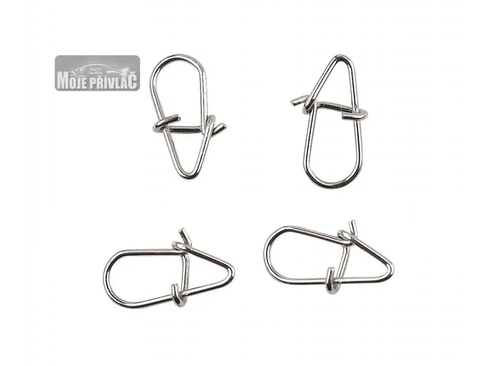 Karabinka Gamakatsu-Spro Freestyle Steinless Fluoro Snaps Vel.4,5mm (10ks) Tovární Cena