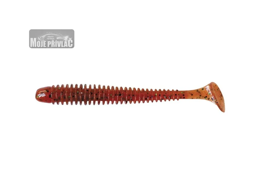 Ověřený Gumová Nástraha Keitech Swing Impact 4", 10cm Orange Pepper (8ks)