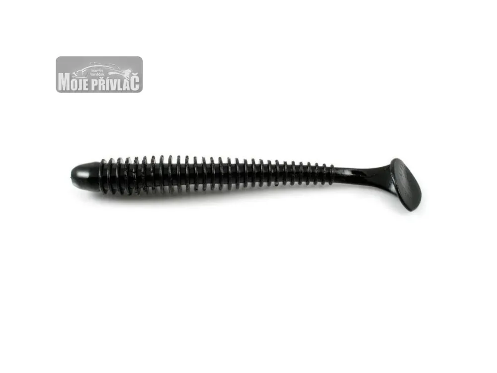 Gumová Nástraha Keitech Swing Impact 3", 7,5cm Black (10ks) Sezónní Sleva
