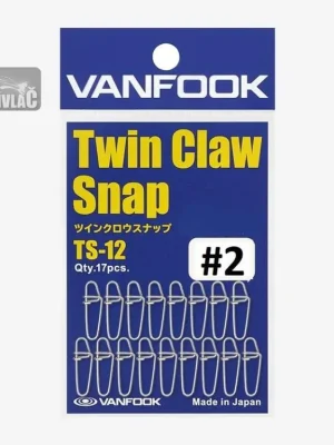 TS-12 Twin Claw Snap vel.2 71lb/32kg 17ks Expresní Doručení