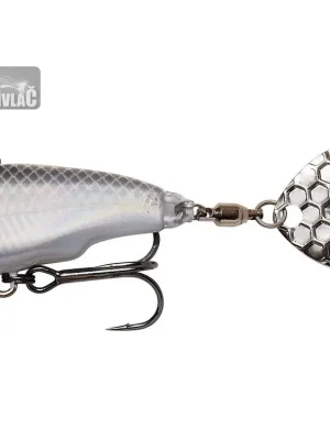 Časově Omezené Tail Spinner Savage Gear Fat Tail Spin Sinking 5,5cm 9g White Silver