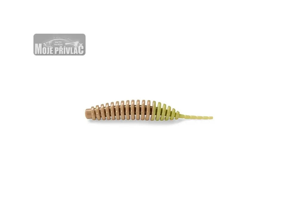 Ověřený Gumová nástraha FishUp Tanta 1,5" 4,2cm Coffee Milk/Light Olive SÝR (10ks)