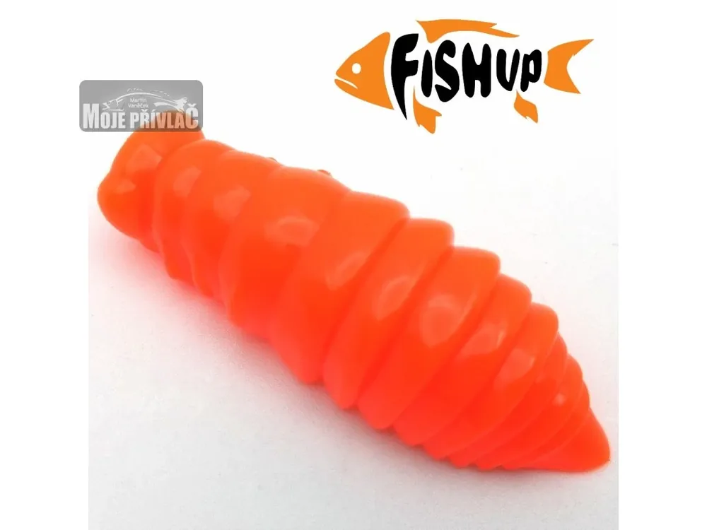 Jen Po Omezenou Doba Gumová nástraha FishUp Maya 1,8" 4,6cm Hot Orange SÝR (6ks)