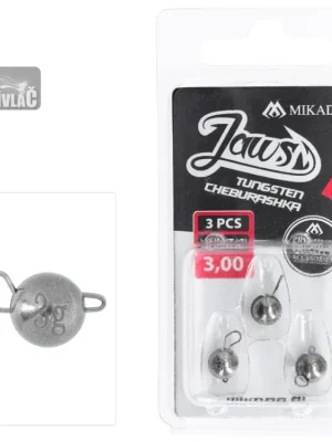 Čeburaška Wolframová Mikado Jaws Natural 3g (3ks) Cenová Bomba