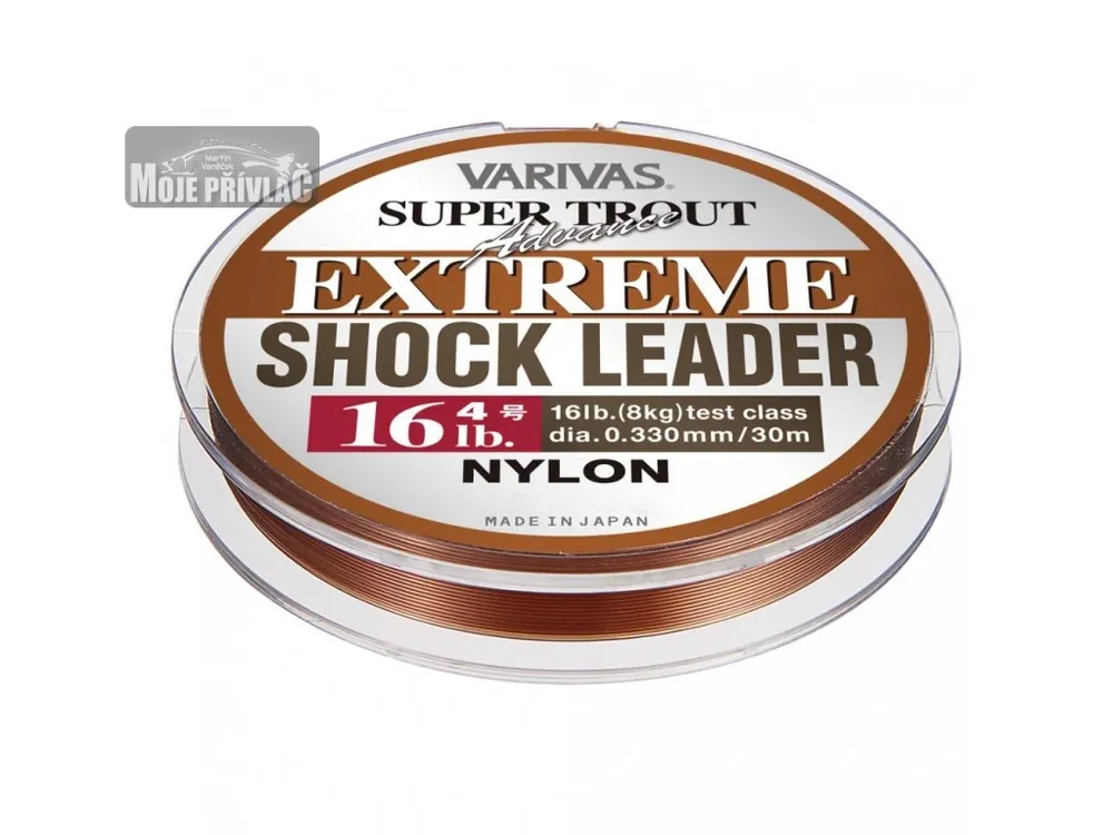 VARIVAS Super Trout Advance Nylon Line EXTREME Shock Leader 0,185mm 2,5kg 5lb 30m Must-Have