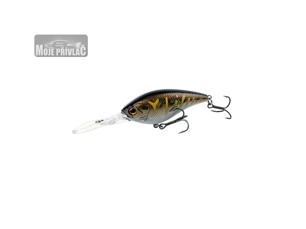 Wobler Shimano Yasei Cover Crank F DR 70mm Brown Gold Tiger Dokud Zásoby Vydrží