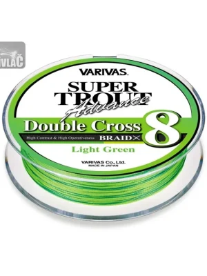 Pletená šňůra Super Trout Advance Double Cross 8 PE 0,6 0,132mm 6,6kg 9,6lb 100m Finální Výprodej