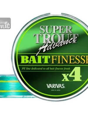 Pletená šňůra Super Trout Advance Bait Finesse X4 PE 0,8 0,153mm 6,8kg 100m Přímo Od Výrobce