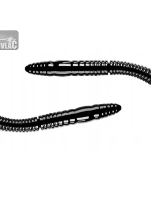 Gumová nástraha Libra Lures Fatty D’Worm Tournament 55 Black 040 (Cheese) – 12ks/bal Koupit Online