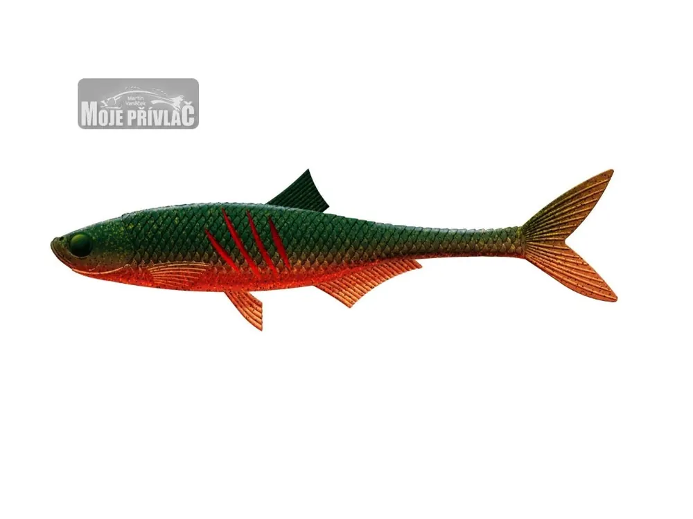 Gumová nástraha Libra Lures Dead Fish 6.7'' 16.7cm - 111 / ANGRY CARROT 2ks Nakupujte Hned