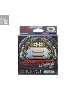 Pletená šňůra YGK X-Braid Jigman Ultra GP-D X8 #PE1,5 (0,205mm) 13kg 200m Multicolor Nakupujte Hned