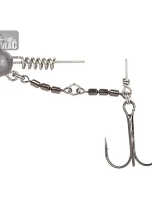 Výhodná Nabídka Hotový návazec Gamakatsu-Spro Screw In 360 Rig 5,5cm 7g (#2)pro nástrahy 12-16cm