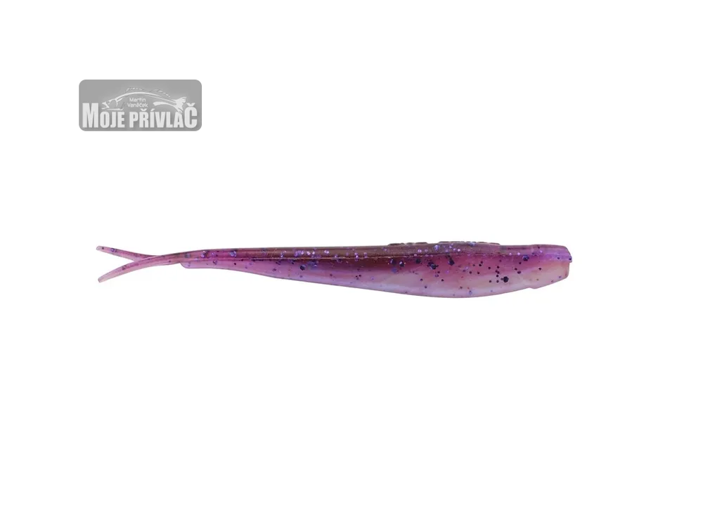 Gumová nástraha Berkley PowerBait Minnow 8cm Purple Magic (15ks) Aktuální