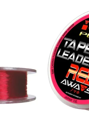 AWAS Fluorine RED Taper Leaders 0.26mm - 57mm 5ks 15m Horká Nabídka