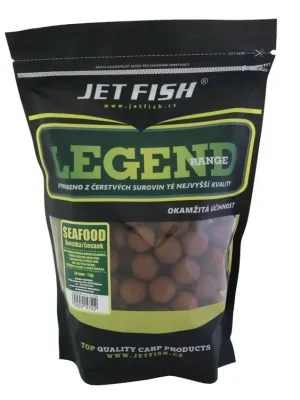 Vysoce Kvalitní JET FISH LEGEND RANGE BOILIE 1kg 24mm