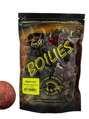 BOILIES BOSS2 SPECIÁL - 200 G/20 MM/PŘÍRODNÍ JÁTRA Oblíbený