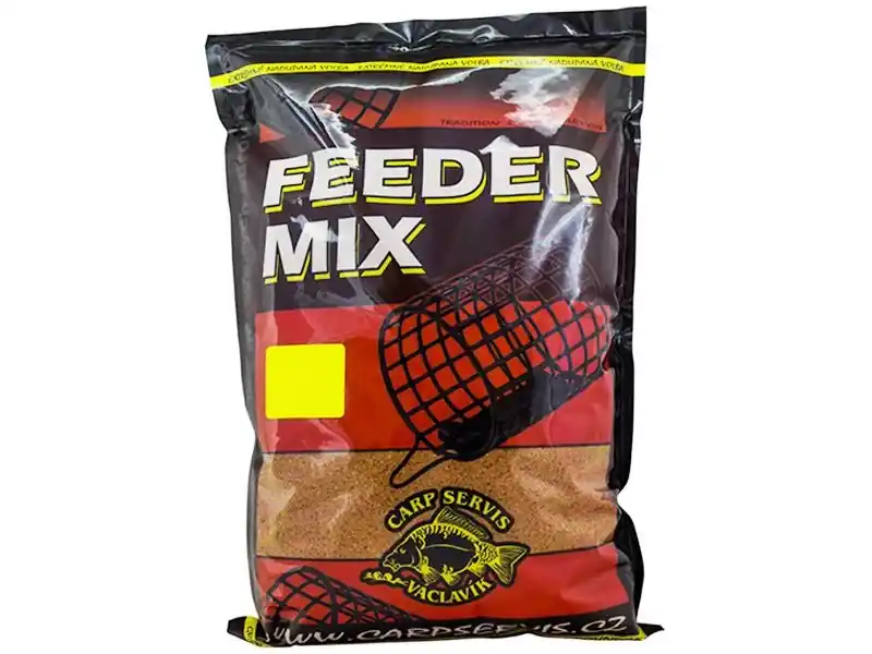 Novinka Carp Servis Václavík FEEDER MIX - 1 KG/ŽLUČ CSV (ČERVENÁ)