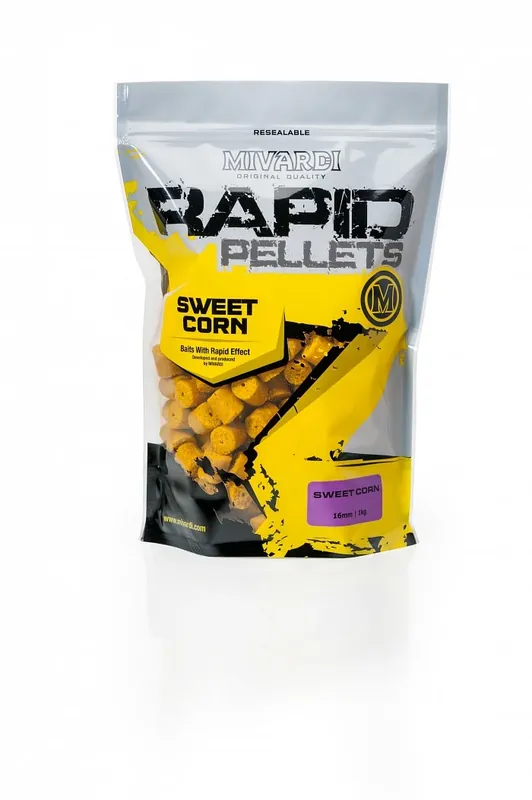 Časově Omezené Mivardi Pelety Rapid SweetCorn 1 kg 16 mm