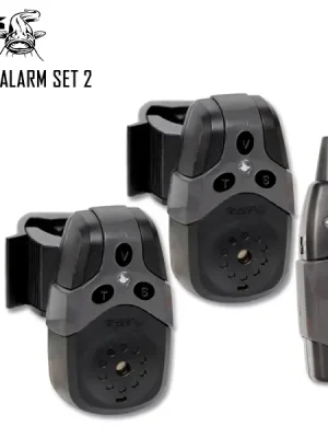 Aktuální Black Cat Otřesové signalizátory Bite Alarm Set 2+1 New