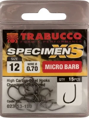 Trabucco Háčky XS Specimen 15ks Zlevněný