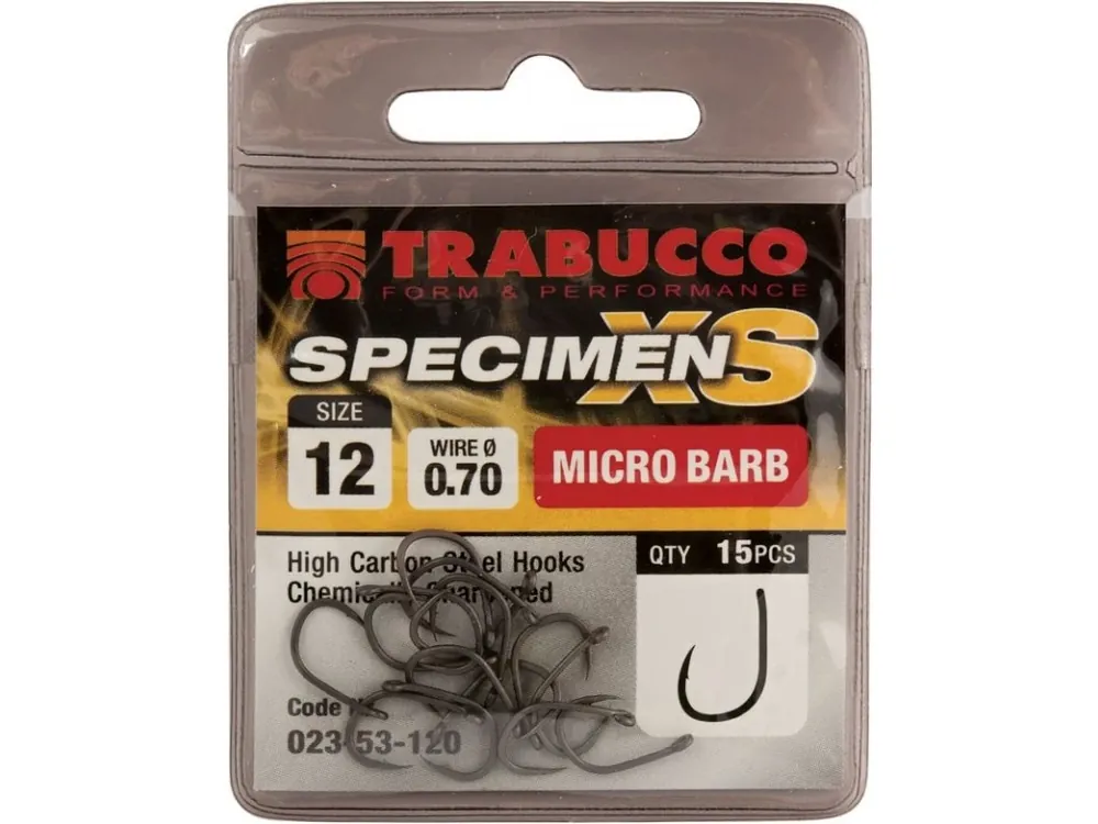 Trabucco Háčky XS Specimen 15ks Zlevněný