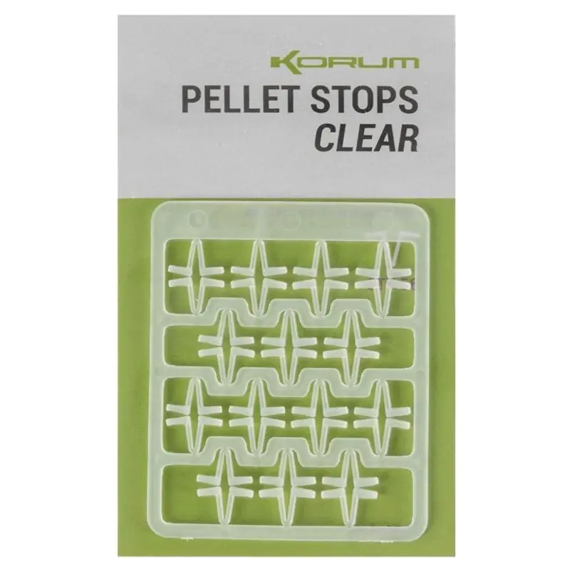 Značkový Korum Zarážky Pellet stops - CLEAR