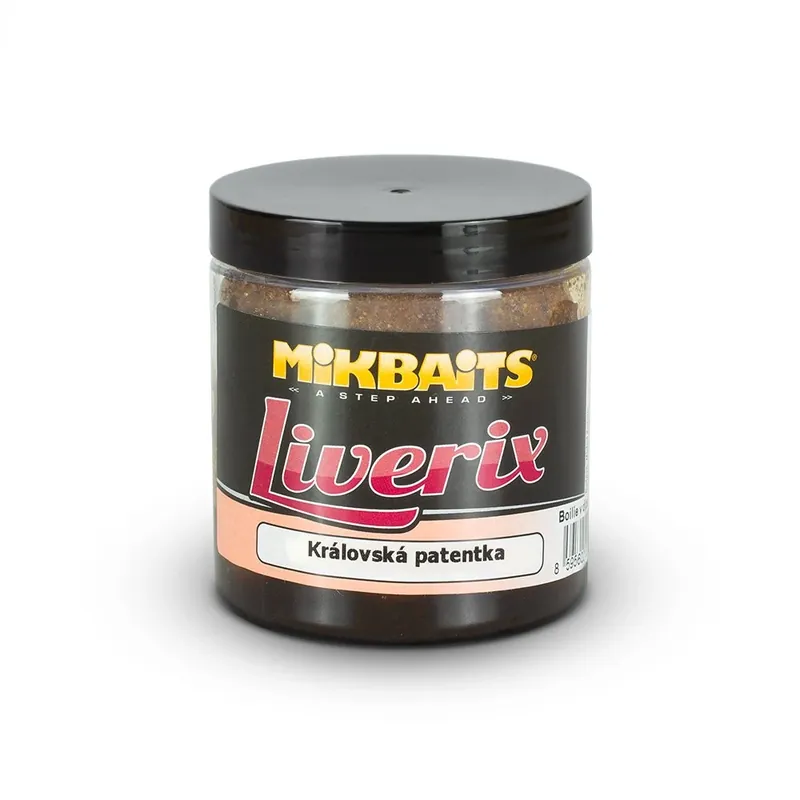 Akční Cena Mikbaits Liverix boilie v dipu 250ml - Královská patentka 20mm