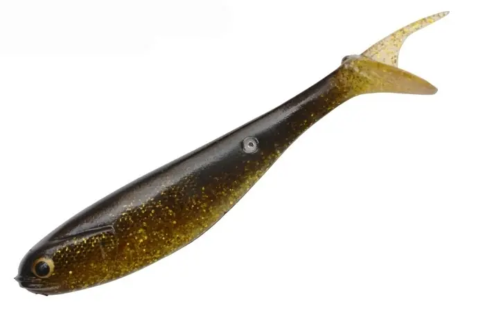 Black Cat Gumová nástraha Mullet Shad-18cm - Gold-2ks Cenově Výhodný