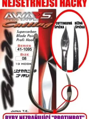 AWA-S Háčky CUTTING BLADE 1095 BLACK NICKEL 4 Vrácení Zdarma