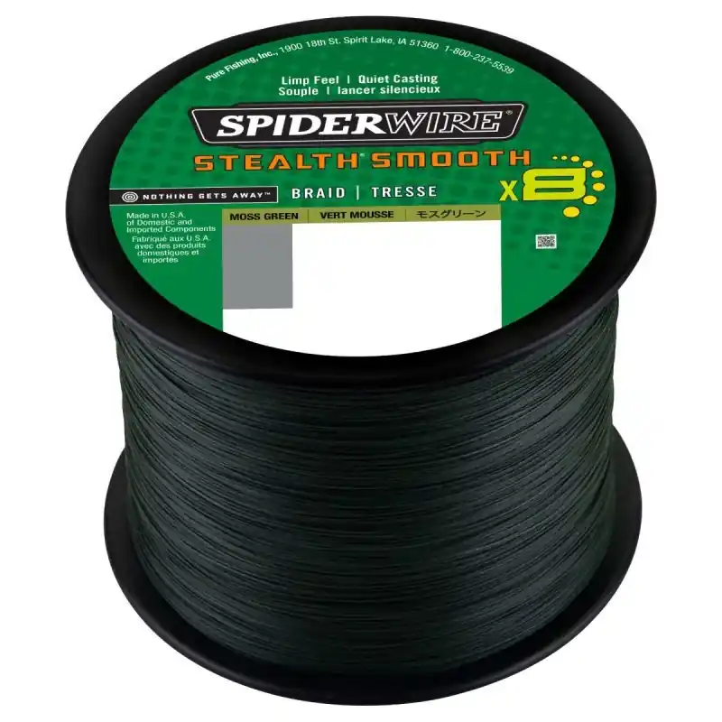 Autentický Spiderwire Pletená šňůra Stealth Smooth x8 0.33 mm 29.5 kg 1 m Green - Nutné dokoupit cívku kód: 12025