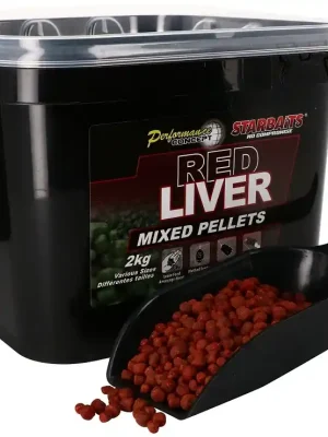 Značkový STARBAITS Pelety Mixed Red Liver 2kg