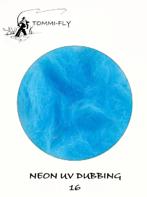 Nízká Cena Tommi Fly Neon UV dubbing - Kingfisher blue