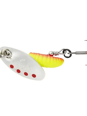 Akční Nabídka Savage Gear Třpytka GRUB SPINNERS #2 5.8G SINKING SILVER RED YELLOW