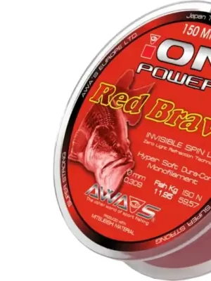 Vrácení Zdarma AWA-S Vlasec ION POWER RED BRAVO - 0,309mm 150m 12,30kg