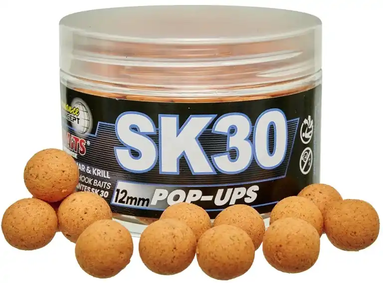 Finální Výprodej STARBAITS Plovoucí boilies POP UP SK30 50g 14mm