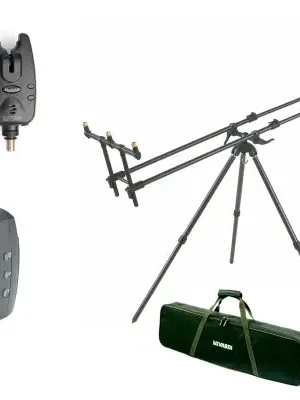 Značkový Mivardi Stojan na pruty Tripod Premium + Sada hlásičů M1300 2+1