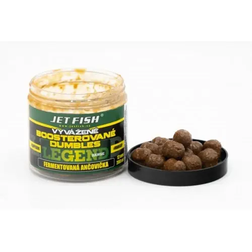 Jet Fish Vyvážené Boosterované Dumbles Legend Range 200ml 12mm : FERMENTOVANÁ ANČOVIČKA Objednat Nyní